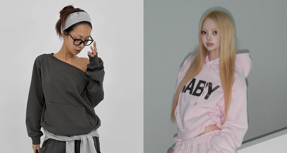 ラフに洒落る。Cool-Girlのスウェット