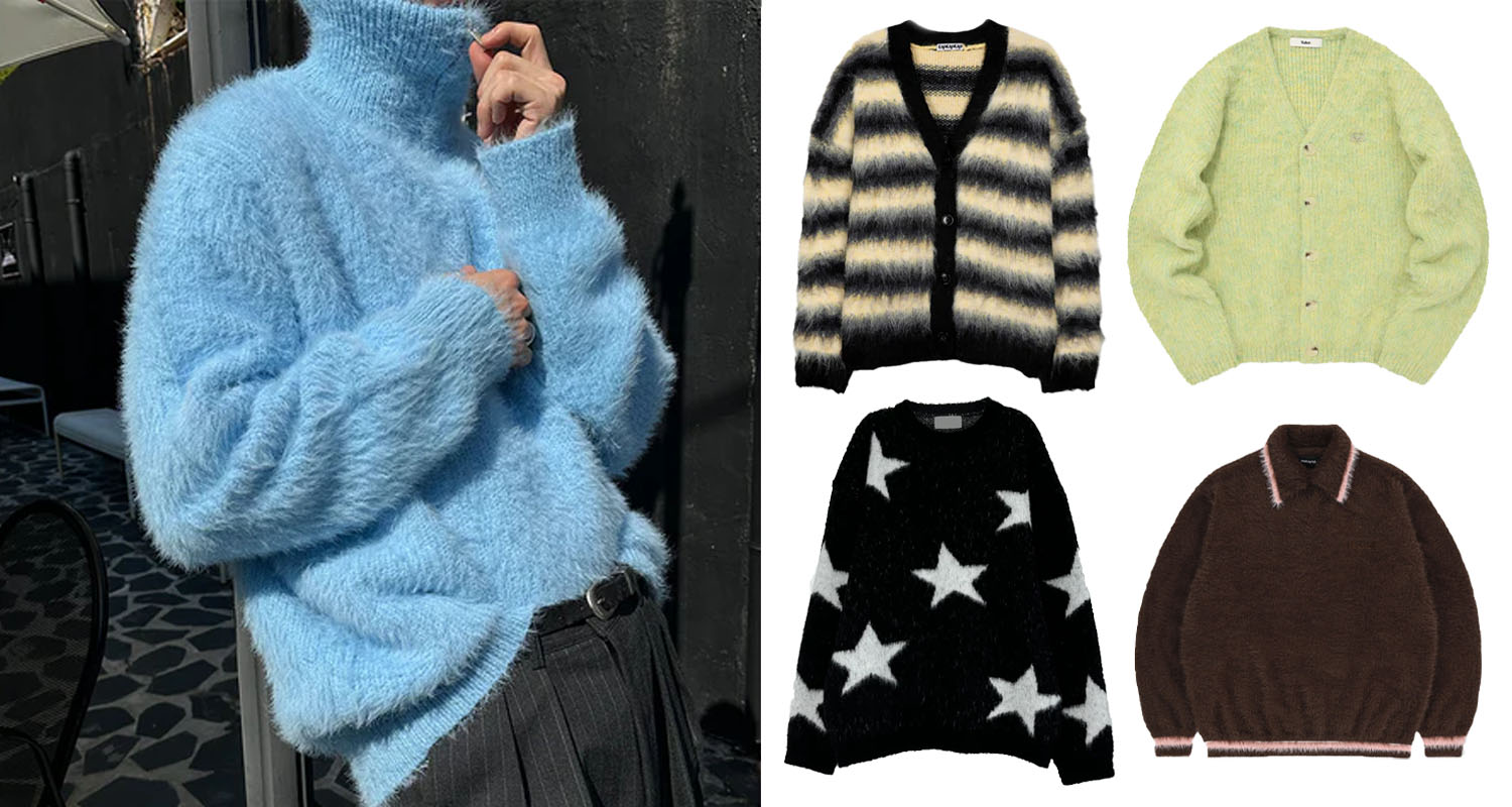 デザイン性抜群で暖かい！モヘアニット特集