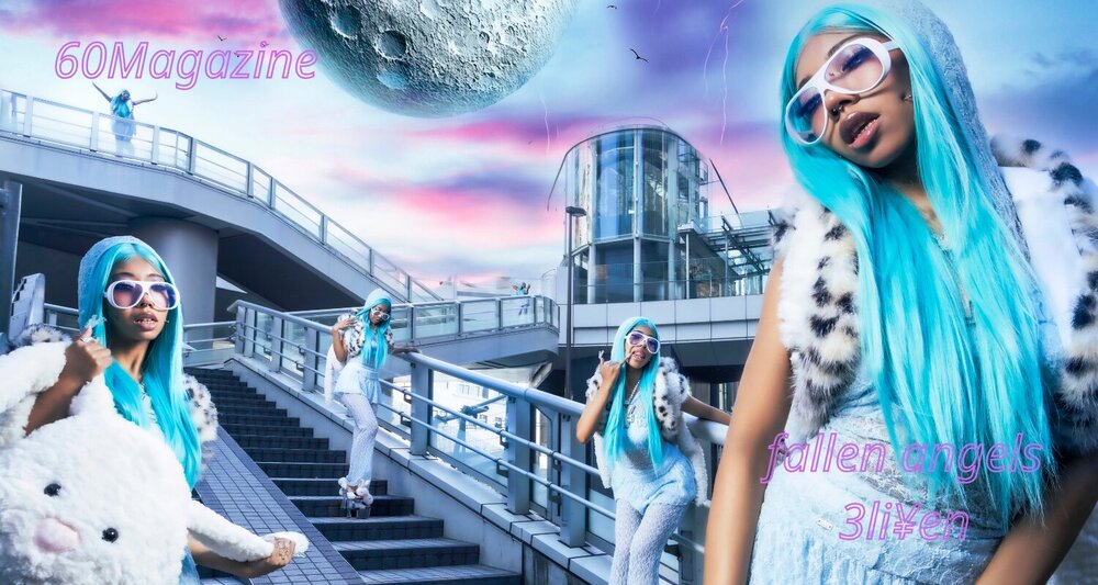 60Magazine アーティスト3li¥en着用ブランド：fallen angels-eyeCatch