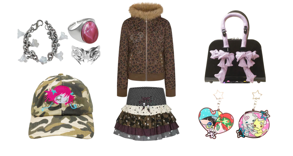 Y2Kムード全開！C-BRANDで手に入る°˖✧