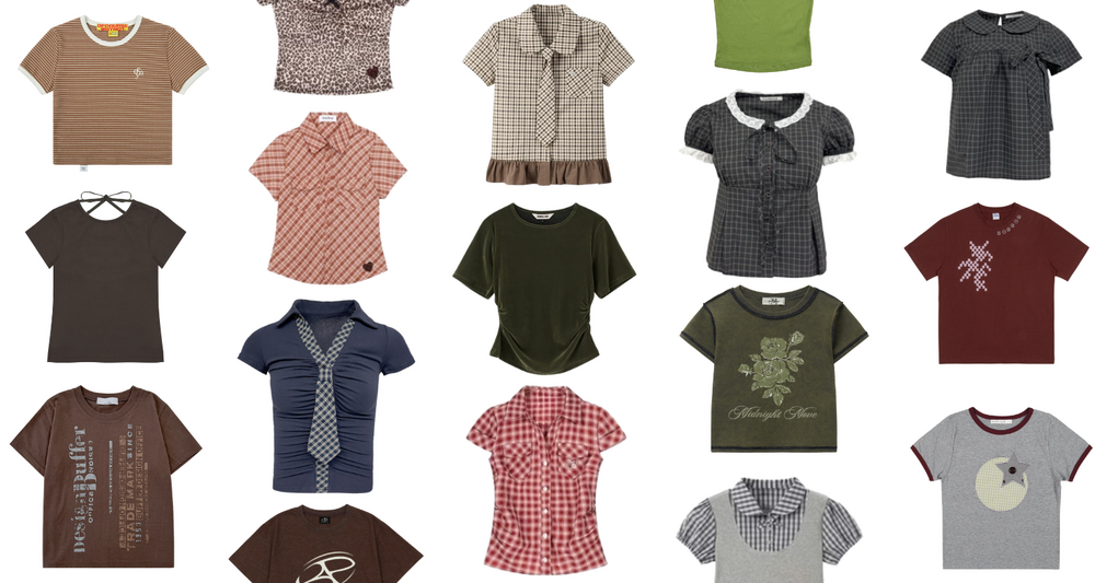 🍂まだ暑いけど秋気分♡半袖でつくる先取りコーデ