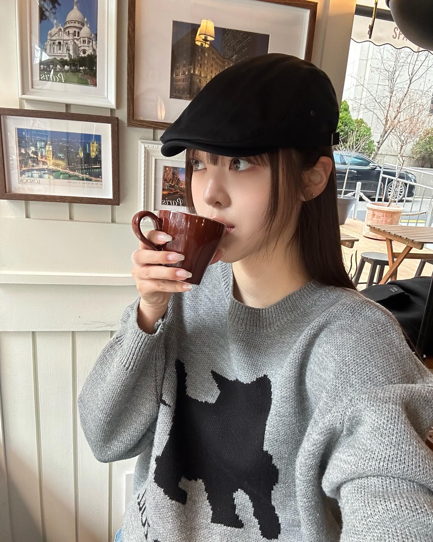 ジャケット ITZAVIBE NO COLOR SHADOW CAT_BLACK NO COLOR SHADOW CAT_BLACK - ITZAVIBE | 60% - Asian Fashion