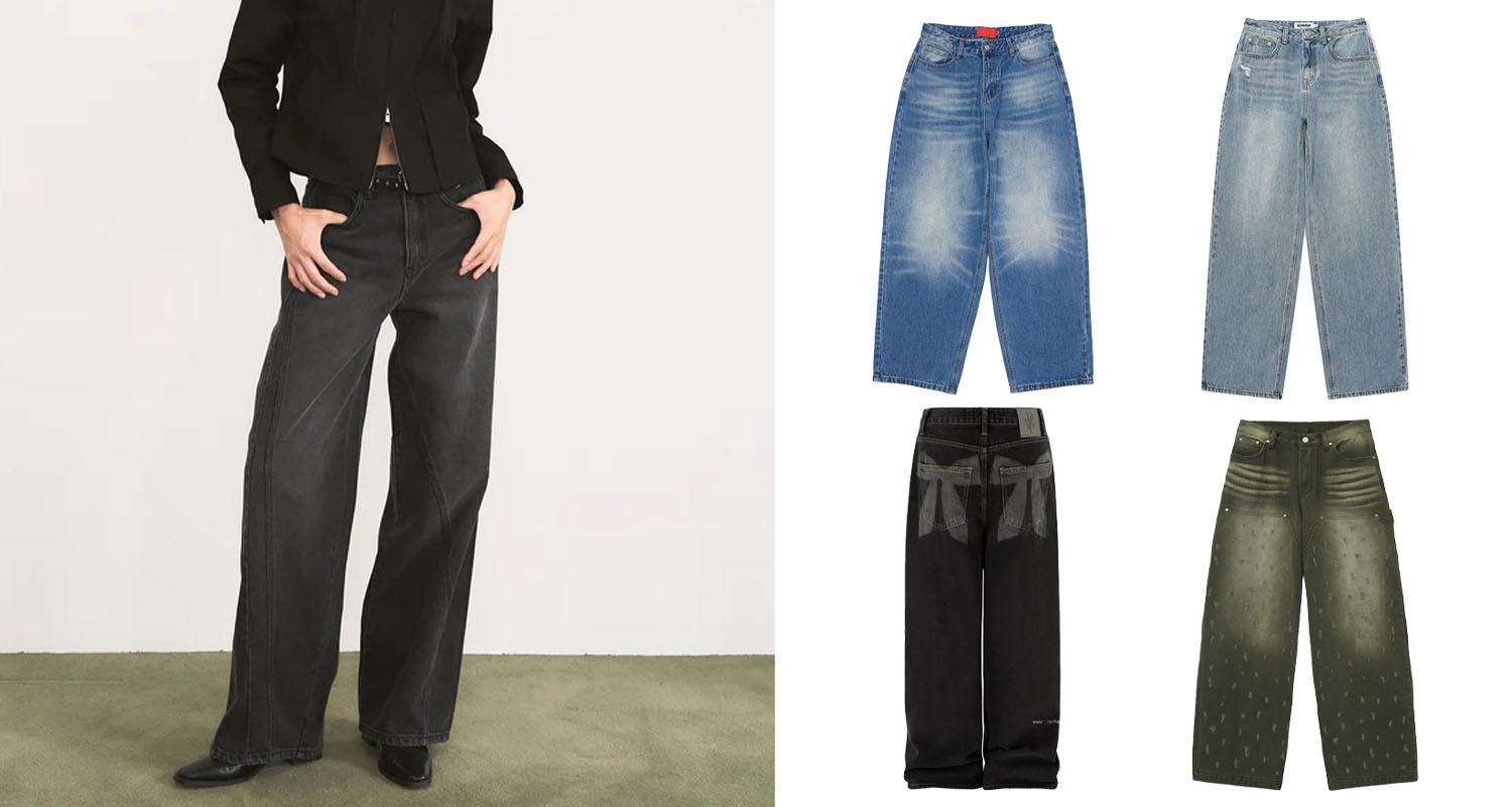 この秋ぴったり！ワイドデニム50選
