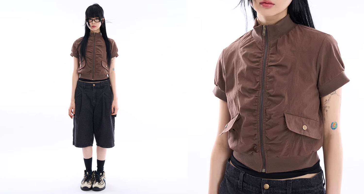 スタイリッシュに決まる！ジップアップトップス特集-eyeCatch