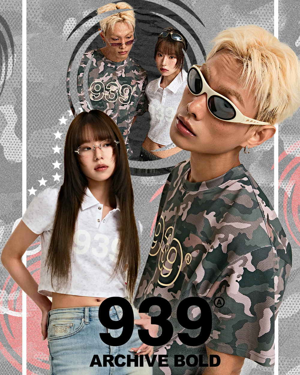 ★ ARCHIVE BOLD ★ 939 LOGO T-SHIRTS 6 colors 6色 939 LOGO T-SHIRTS (WHITE) - ARCHIVE BOLD | 60% - Asian