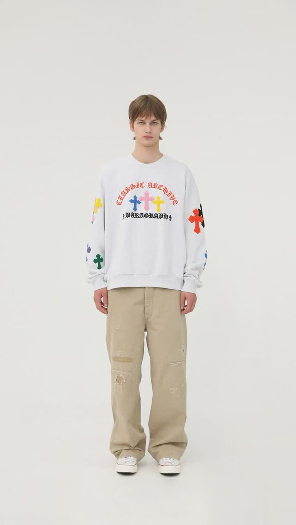 [PARAGRAPH]★25SS★韓国大人気★PARAGRAPH BANNER ZIP HOODIE Hood 韓国 Paragraph(パラグラフ) - 海外通販のBUYMA