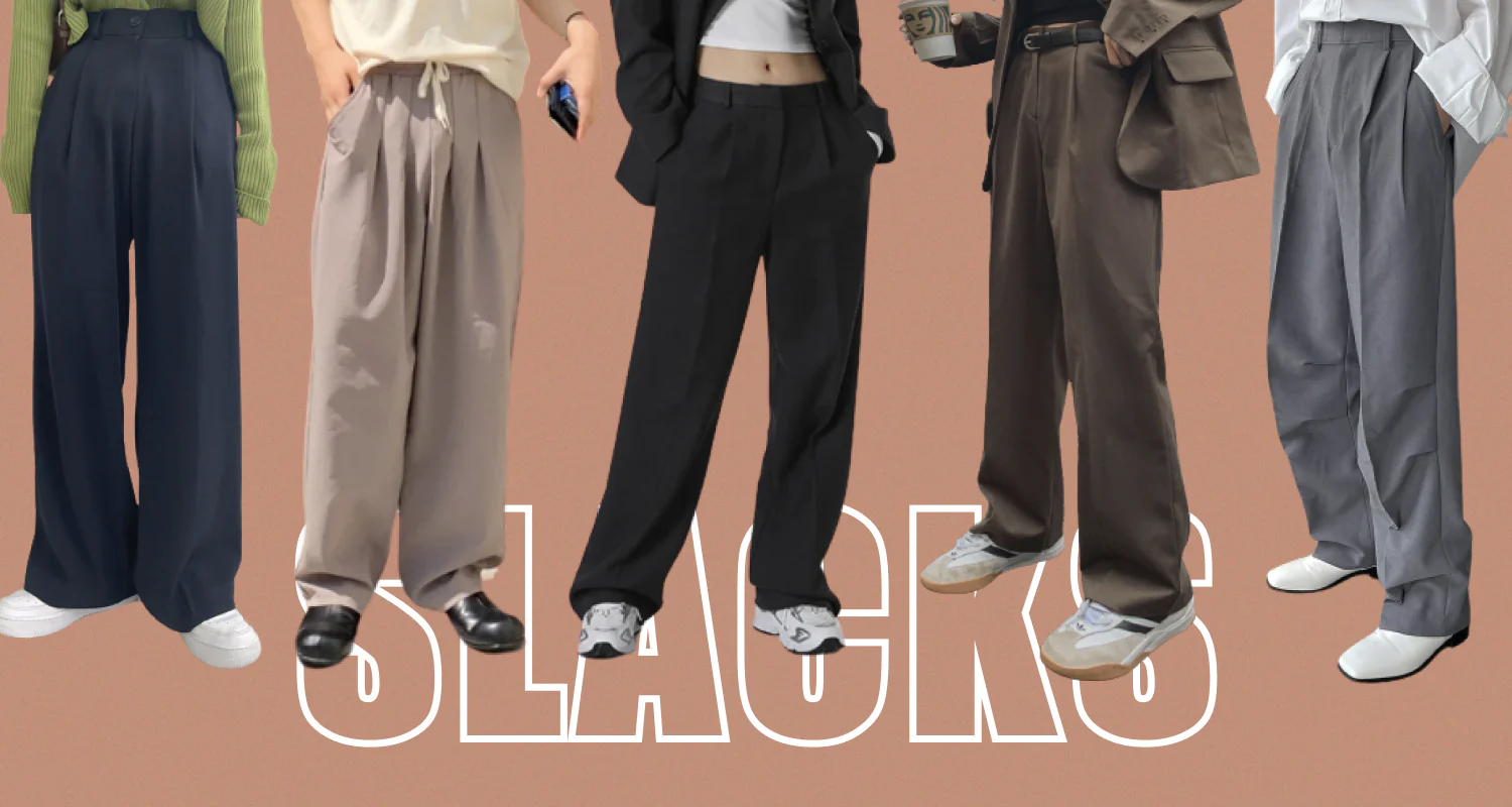 カジュアルにもきれいめも使える万能アイテム！カラー別！スラックス特集-eyeCatch