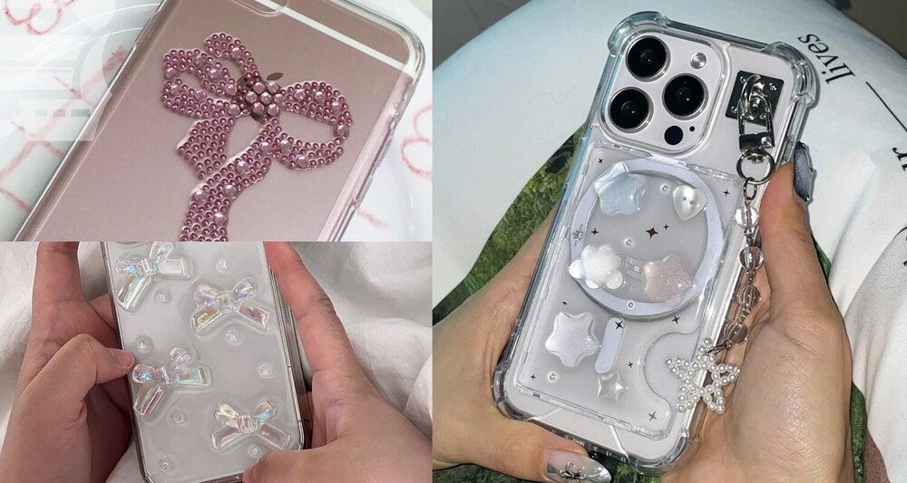 かわいいを盛る。デコスマホケース