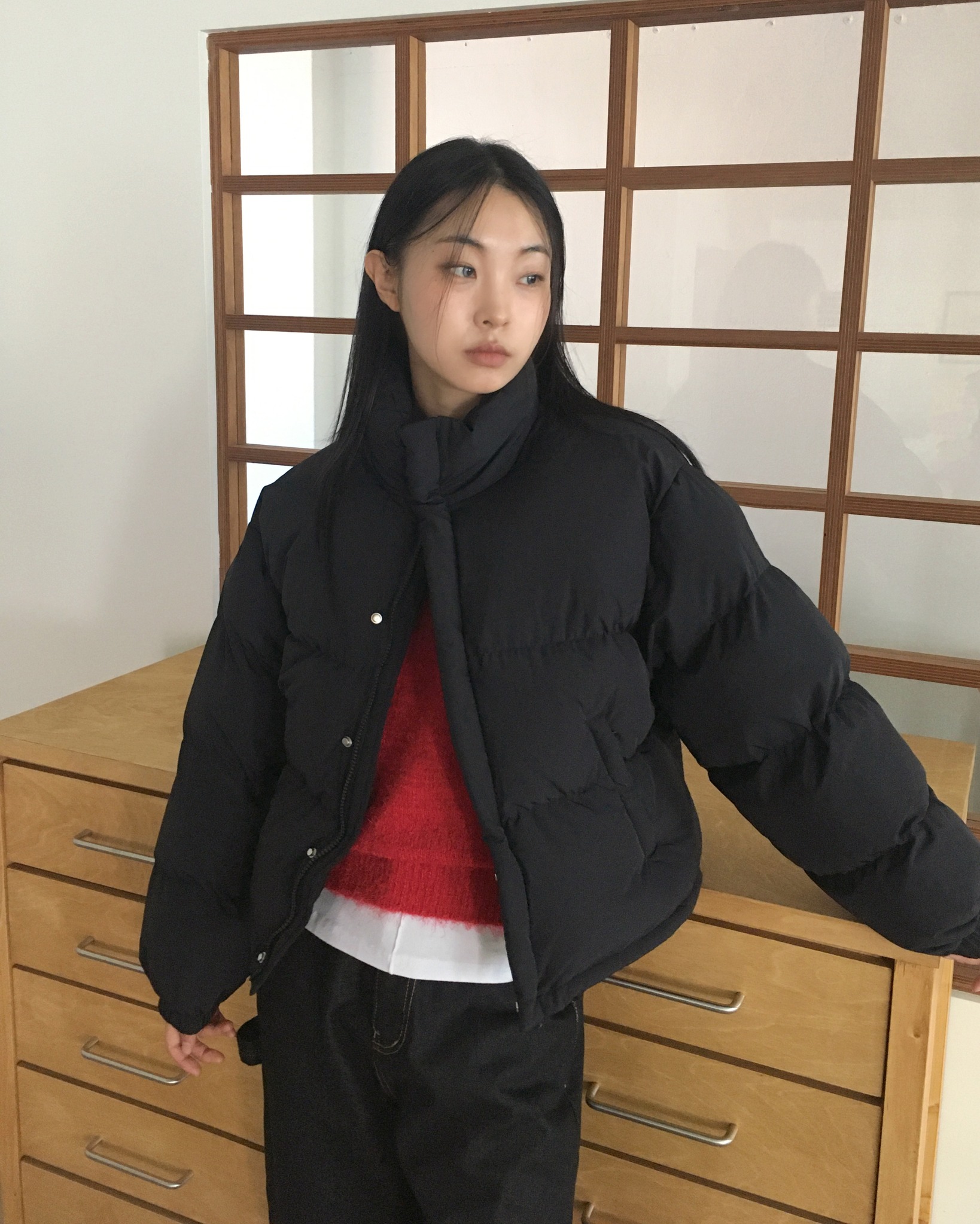 【WONDER WONDER】24FW★ [MADE] Souffle Mongle Wellon Padding MADE] Souffle Mongle Cloud Quilting Wellon Short Padded