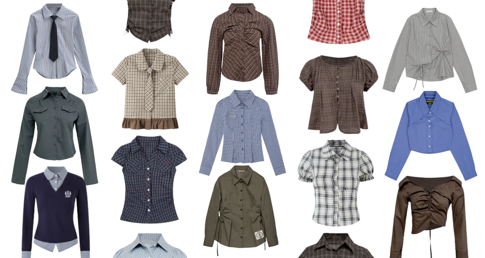 秋コーデはシャツで。大人っぽくフェミニンに着こなそう。