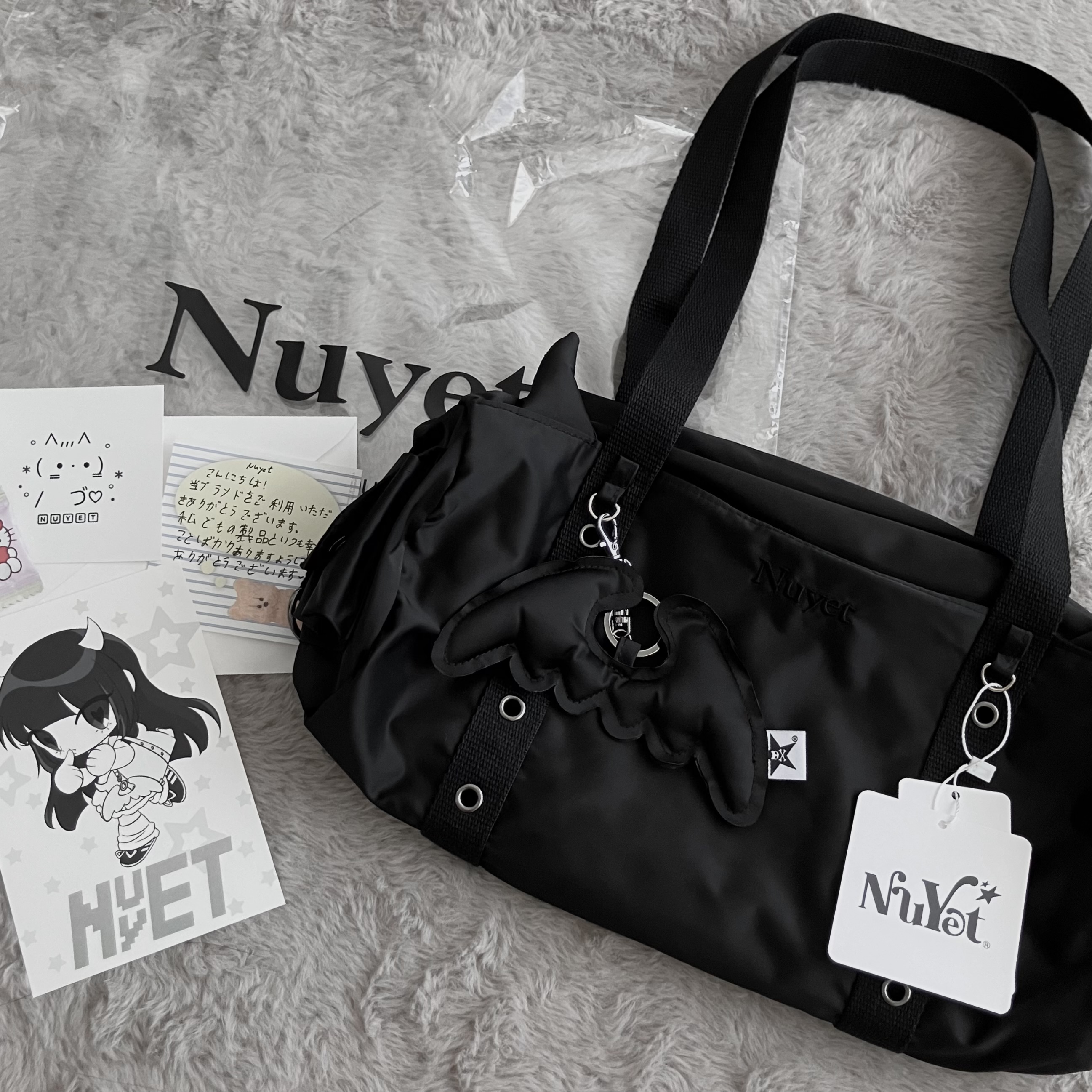Devil round boston bag _ Black - Nuyet | 60% - Asian Fashion