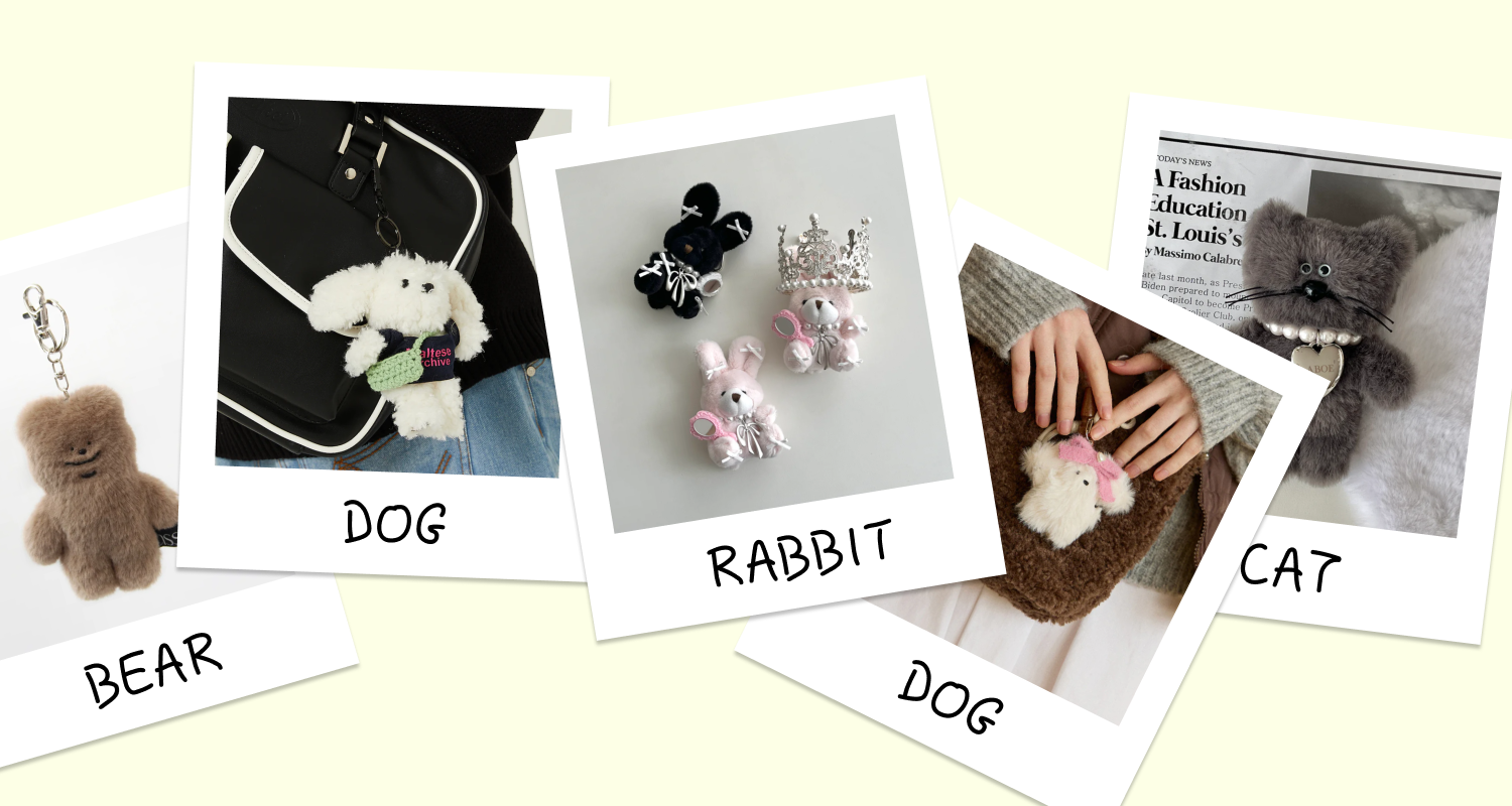 EstherBunnyRoyalRivieraぬいぐるみキーホルダーセット10袋 クリア バニー