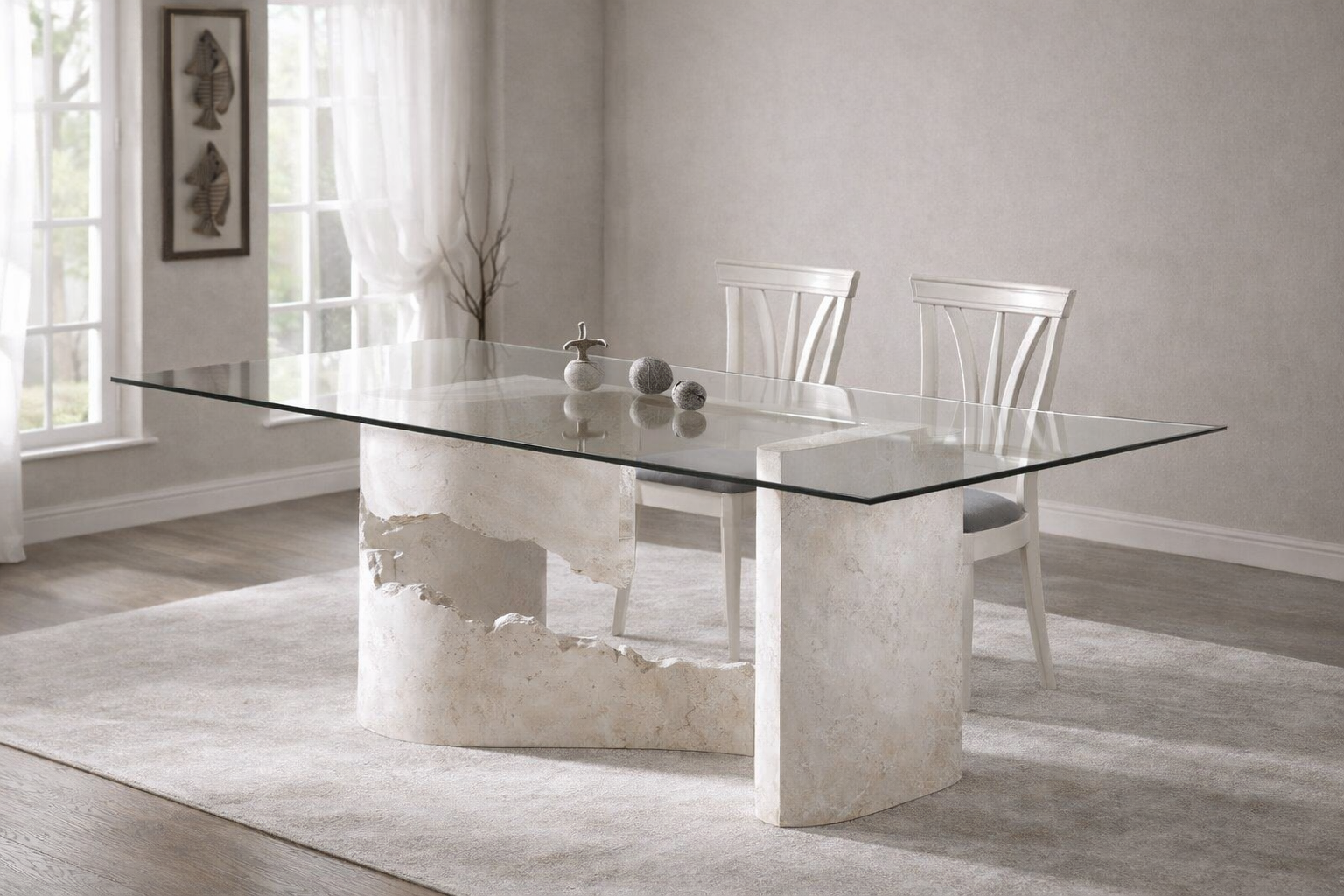 Selena Sculptural Dining Table