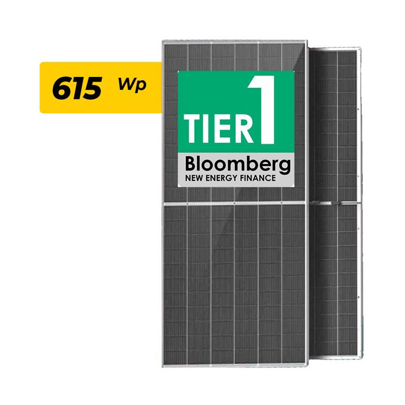 MÓDULO BIFACIAL 132 CÉL. N-TYPE 615W CABO 1,2M TCL SOLAR