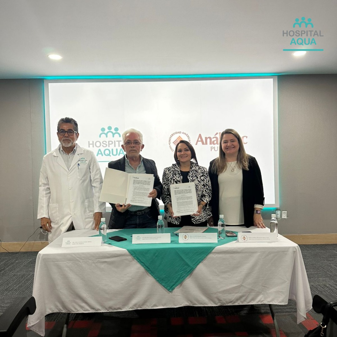 Firma de convenio con la Universidad ANAHUAC