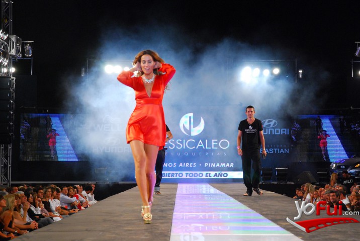 Fotografía en Desfile de Jessicaleo Peluquerías, Pinamar Moda Look 2010