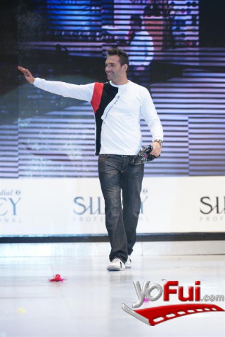 Hernan Cabanas en la pasarela de 45 Minutos