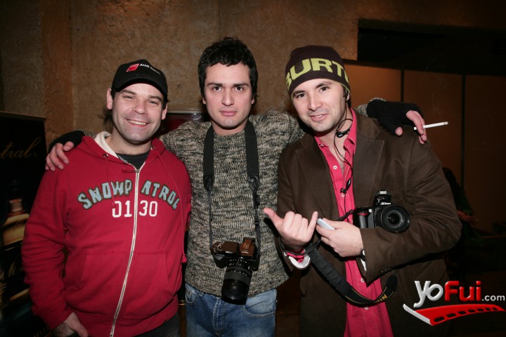 Roberto Fuentes (VJ ROB), Patricio Godoy, Ian Streeter