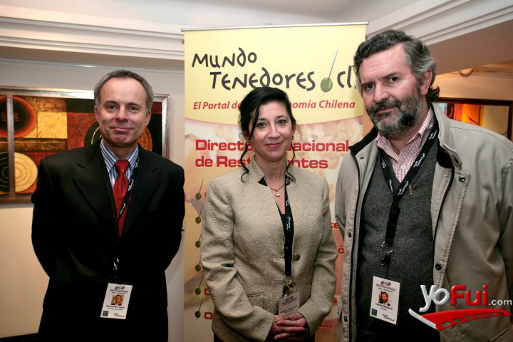 René Fisher, Alejandra Medina (Gerente Gral Mundo Tenedores), Gabriel Délano