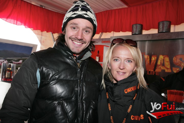 Benjamín Vicuña, Kirsi Leppanen (Marketing Manager, Chivas London)