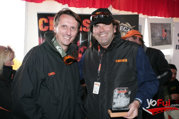 Laurent Pillet (Gerente General Pernod Ricard), Fernando Mackenna (Ganador Categoría Neto)