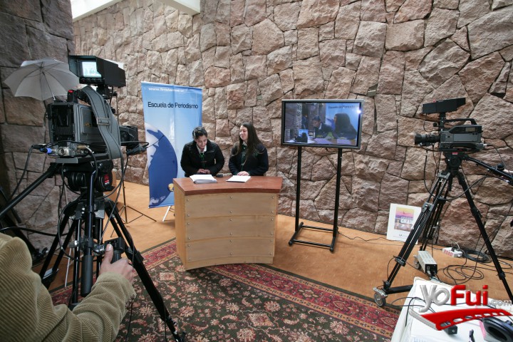 Stand interactivo, Escuela de Periodismo, Universidad Finis Terrae