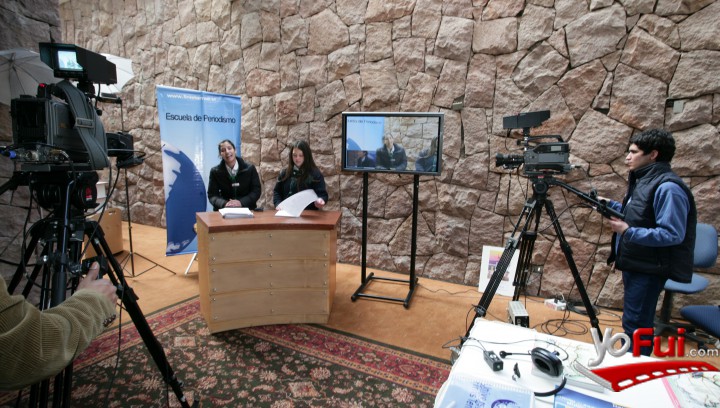 Stand interactivo, Escuela de Periodismo, Universidad Finis Terrae