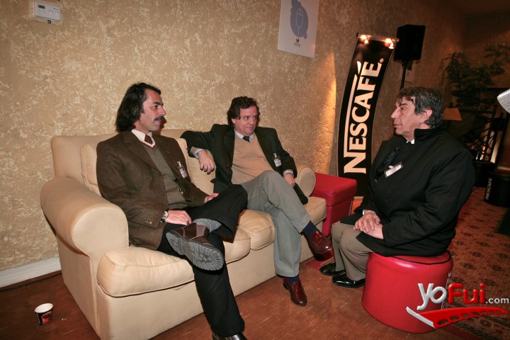 Francesco di Girolamo (Director Escuela de Diseño, Universidad Finis Terrae), Gabriel Alemparte (Decano Escuela de Arquitectura), Universidad Finis Terrae), Doctor Santiago Soto (Decano Escuela de Medicina, Universidad Finis Terrae)