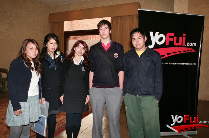 Gabriela Ochoa (Colegio San Nicolás Diácono), Araceli Montano (Liceo Tajamar), Paula Jiménez (Liceo 7 de Providencia), Nicolás Cortés (Colegio La Misión), Jaime Mora (Colegio San Felipe Diácono)