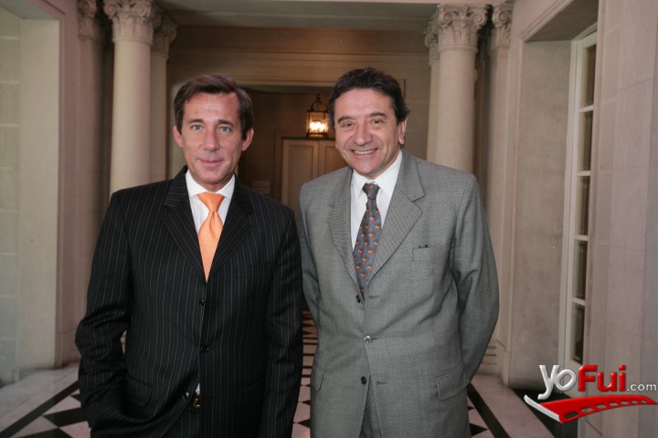 Luis María Kreckler (Subsecretario comercio Inter), Enrique Abihaggle (Embajador Argentina en Chile)