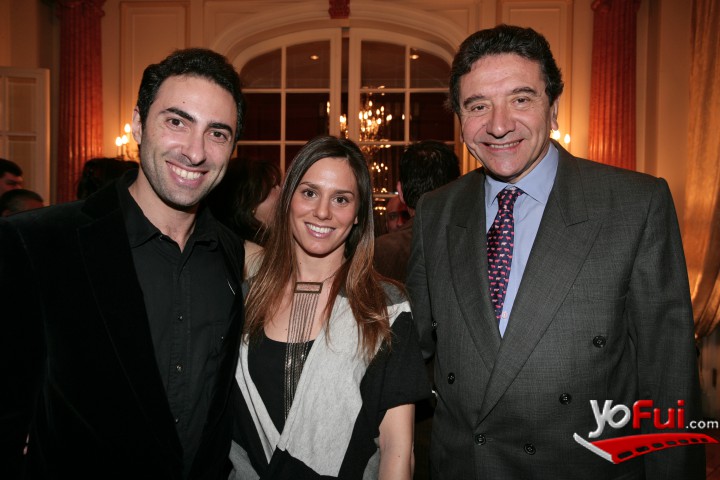 Diego Romay, (Productor General del Musical Víctor Victoria), Cynthia Levi, Carlos Enrique Abihaggle, (Embajador de Argentina en Chile)