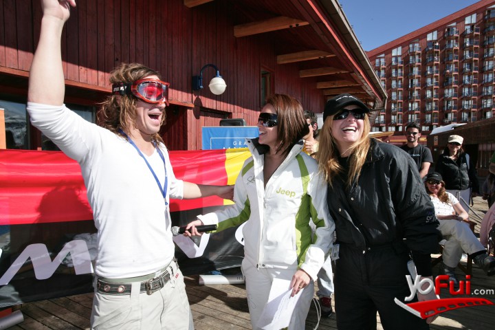 Matías González, Alison Rodríguez (Team Jeep), María Olivia Undurraga (RRPP Grand Hyatt Santiago)