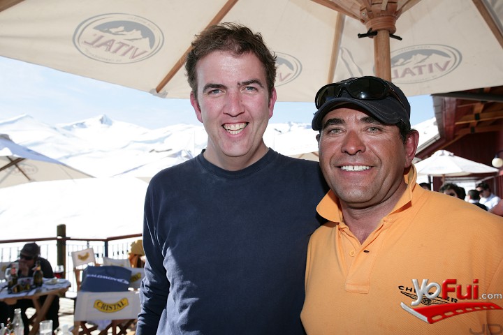 Nicholas Parkes (Gte. Gral Comercial Chrysler), Andrés Vásquez (Valle Nevado)