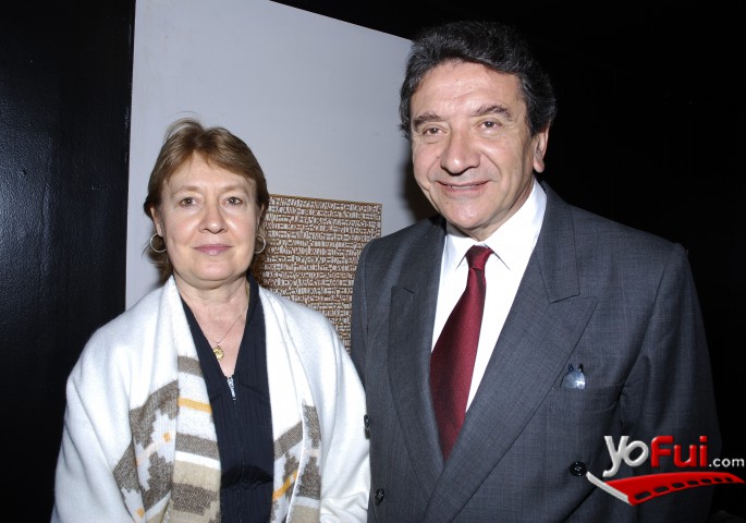 Ana Glecsic, Carlos Abihaggle ( Embajador de Argentina en Chile