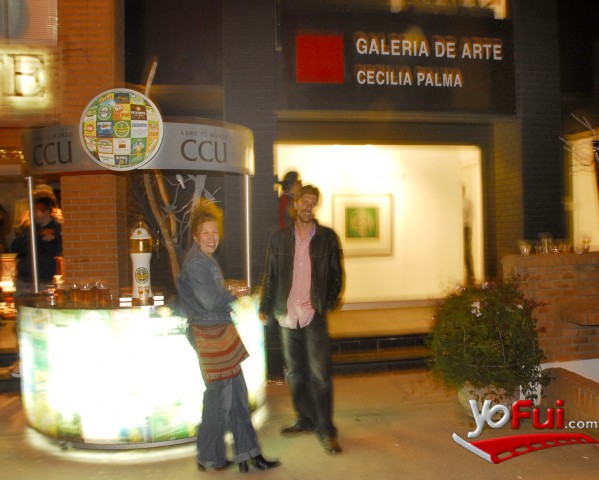 Entrada a la Galería de arte Cecilia Palma
