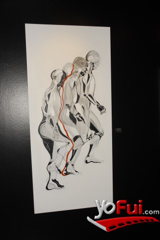 Obra de la exposición "Sutil Humanidad" de Francisca Castaño en Galería de Arte Matthei