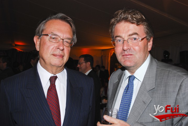 Francis de Sutter ( Embajador de Bélgica en Chile), Patrick Flot ( Encargado de Negocios Embajada de Francia)