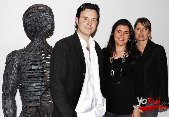 Javier Stitchkin ( Artista Expositor), Carolina Dufeu, Paula Olivares