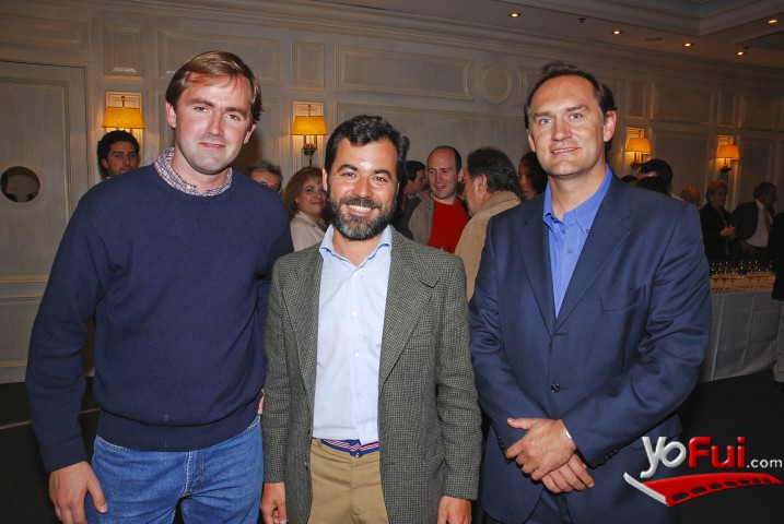 Hans Van Sint Jan (gerente operaciones Bogaris), Hugo Regojo (gerente general Bogaris), Arturo Leiva (asesor Bogaris)