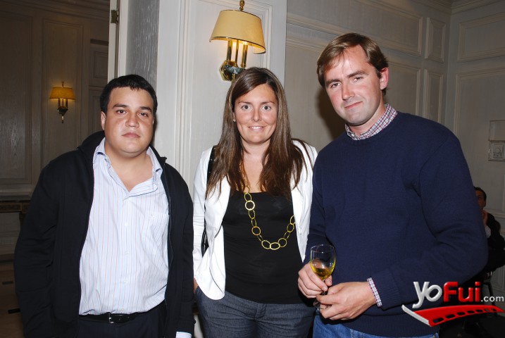 Francisco Escala, Alejandra Mulet, Hans Van Sint Jan (gerente operaciones Bogaris)