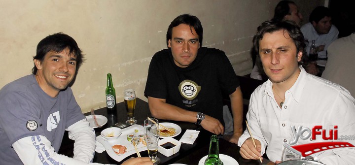 Andrés Parra, Francisco González, Matías Haverbeck