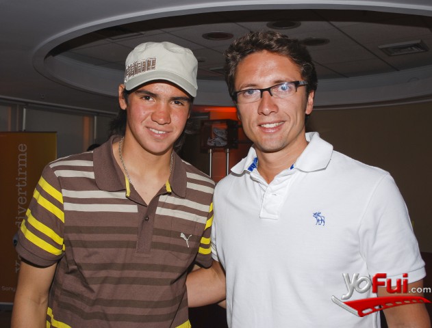 Christopher Toselli (Arquero selección nacional  Sub 20), Francisco Sagredo(Periodista Deportivo TVN)