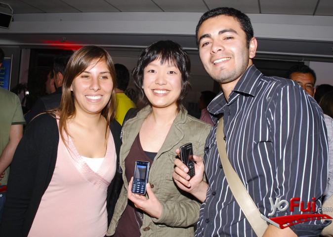 Francisca Soria (Fundación Regazo), Yeajin Kim, Víctor Bustos (Sony Ericsson)