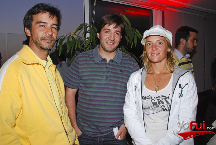 Pepe Arias(Puma), Cristóbal Larraín (Gerente de Marketing de Puma), Nicole Perrot (Golfista Nacional)