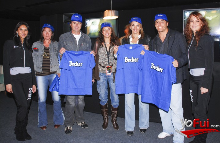 Paula Pinto (Team Becker), Jorge Hevia, Ivette Vergara, Fernando Solabarrieta, Bárbara Meza (Team Becker)