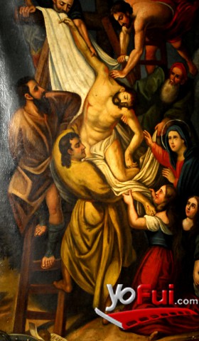 Rafael Correa en "La Virgen de Dolores en el Arte Ecuatoriano" (Corporación Cultural de las Condes)