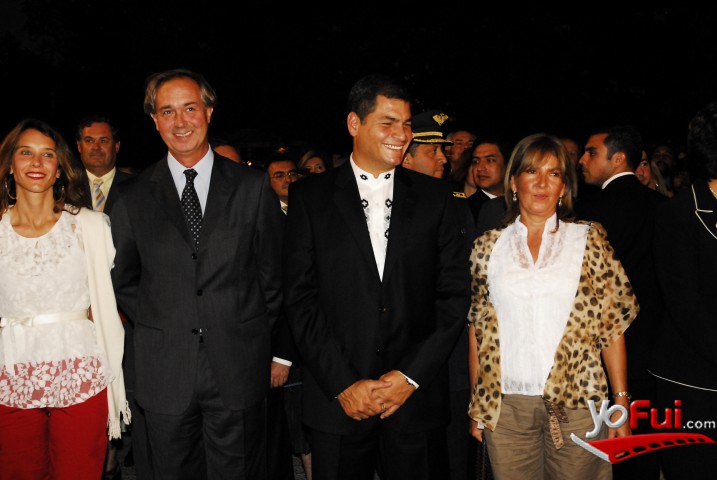 Francisco de la Maza (Alcalde de Las Condes) en Inauguración "La Virgen de Dolores en el Arte Ecuatoriano"