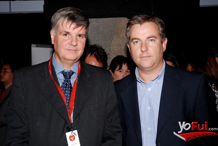 Patricio Oelckers, Christopher Neary (Gerente de Ventas Chilevisión)