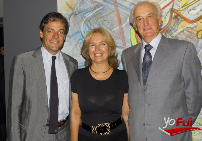 Nicolás Ibañez, Rosita Lira (Directora Galería Artespacio), Raúl Kraus