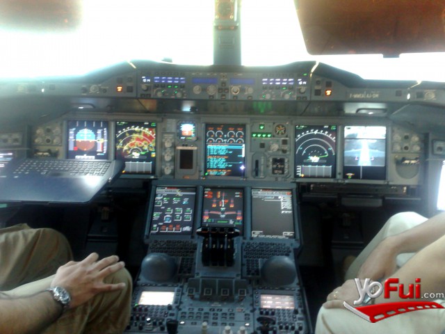 Cabina Airbus A380 (FIDAE 2008)